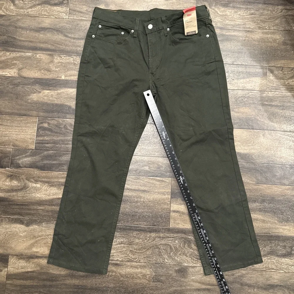 Levi's 514 Relaxed Fit Straight Dark Green Men's Pants Size 36x29 Brand NWTGS